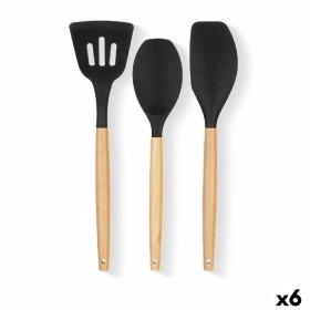 Conjunto de Utensílios para Cozinha Madeira Silicone (6 Unidades) de Kinvara, Espátulas - Ref: S3629763, Preço: 31,38 €, Desc...