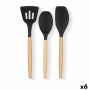 Set de Utensilios para Cocina Madera Silicona (6 Unidades) de Kinvara, Espátulas - Ref: S3629763, Precio: 31,38 €, Descuento: %