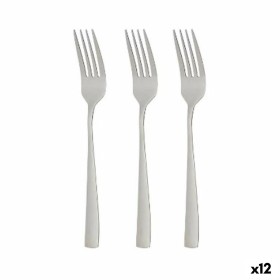 Fork Set Silver Stainless steel 2,5 x 21,3 x 0,3 cm (12 Units) by Kinvara, Forks - Ref: S3629769, Price: 19,98 €, Discount: %