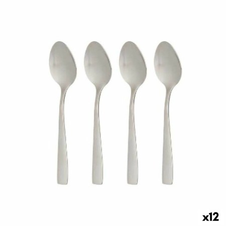 Set de Cucharas Postre Plateado Acero Inoxidable 2,7 x 13,5 x 0,3 cm (12 Unidades) de Kinvara, Cucharas - Ref: S3629773, Prec...