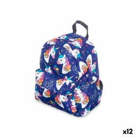 School Bag Unicorn Multicolour 28 x 12 x 22 cm (12 Units) by Pincello, Children's Backpacks - Ref: S3629814, Price: 66,38 €, ...