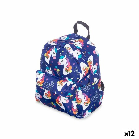 School Bag Unicorn Multicolour 28 x 12 x 22 cm (12 Units) | Tienda24 - Global Online Shop Tienda24.eu