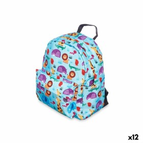 School Bag animals Multicolour 28 x 12 x 22 cm (12 Units) by Pincello, Children's Backpacks - Ref: S3629816, Price: 67,36 €, ...