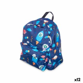 School Bag Spaceship Multicolour 28 x 12 x 22 cm (12 Units) by Pincello, Children's Backpacks - Ref: S3629820, Price: 66,38 €...