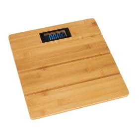 Balança digital para casa de banho Castanho Bambu 150 kg 30 x 2,7 x 30 cm de Berilo, Balanças - Ref: S3629825, Preço: 13,14 €...