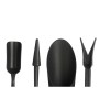 Tool Set Garden Anthracite polypropylene 24 Units | Tienda24 - Global Online Shop Tienda24.eu