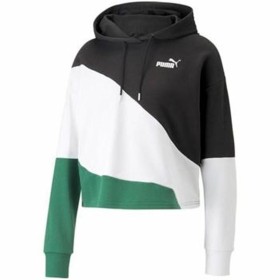 Sweat à capuche femme Puma Power Cat Vert