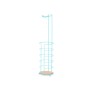 Toilet Roll Holder Blue Metal Bamboo 16,5 x 63,5 x 16,5 cm (4 Units) | Tienda24 - Global Online Shop Tienda24.eu