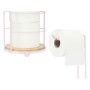 Toilettenpapierrollenhalterung Rosa Metall Bambus 16,5 x 63,5 x 16,5 cm (4 Stück) | Tienda24 - Global Online Shop Tienda24.eu