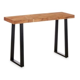 Meuble d'Entrée Trama 110 x 35 x 77 cm Marron Noir Bois d'acacia de Gift Decor, Tables - Réf : S3629884, Prix : 115,80 €, Rem...