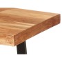 Mesa auxiliar Trama 120 x 60 x 48 cm Marrón Negro Madera de acacia de Gift Decor, Mesas - Ref: S3629885, Precio: 120,83 €, De...