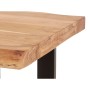 Mesa auxiliar Holo 120 x 60 x 47 cm Marrón Negro Madera de acacia de Gift Decor, Mesas - Ref: S3629887, Precio: 134,67 €, Des...