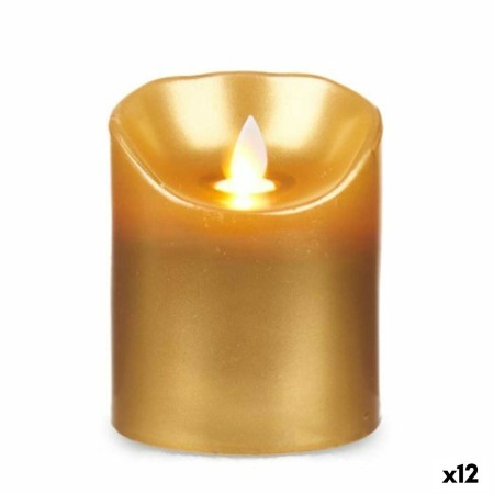 Vela LED Dourado 8 x 8 x 10 cm (12 Unidades) de Acorde, Velas eléctricas e LED - Ref: S3629982, Preço: 37,73 €, Desconto: %