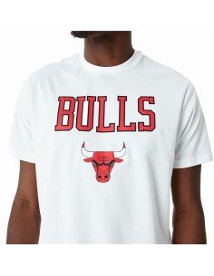 Basketball shirt New Era NBA Chicago Bulls White by New Era, Men - Ref: S64110565, Price: 31,67 €, Discount: %