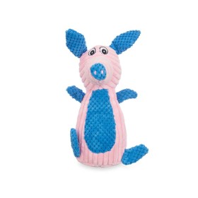 Brinquedo para cães Azul Cor de Rosa Porco 27 x 11,5 x 19 cm Peluche com som de Mascow, Brinquedos de peluche - Ref: S3629996...