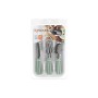 Besteck-Set grün Silberfarben Edelstahl Kunststoff (6 Stück) von Kinvara, Besteck-Sets - Ref: S3630009, Preis: 32,67 €, Rabat...