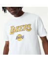 Basketball-T-Shirt New Era NBA LA Lakers Weiß | Tienda24 Tienda24.eu