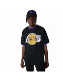 Camiseta de baloncesto New Era Mesh LA Lakers Negro | Tienda24 Tienda24.eu