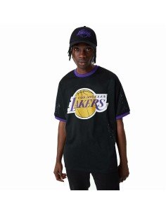 Basketball shirt New Era Mesh LA Lakers Black by New Era, Men - Ref: S64110570, Price: 36,28 €, Discount: %