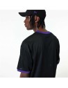 Basketball shirt New Era Mesh LA Lakers Black | Tienda24 Tienda24.eu