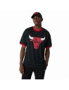 T-shirt de basquetebol New Era NBA Mesh Chicago Bulls Preto | Tienda24 Tienda24.eu