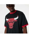 Basketball shirt New Era NBA Mesh Chicago Bulls Black | Tienda24 Tienda24.eu