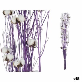 Bouquets Cotton Purple 10 x 100 x 18 cm (18 Units) by Gift Decor, Artificial Flowers - Ref: S3630033, Price: 50,71 €, Discoun...