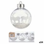 Lot de boules de Noël Ø 8 cm Blanc Doré (24 Unités) de Krist+, Noël - Réf : S3630085, Prix : 70,54 €, Remise : %