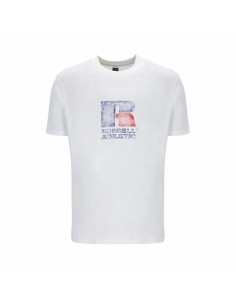 Camisola de Manga Curta Homem Adidas Essentials Branco | Tienda24 Tienda24.eu