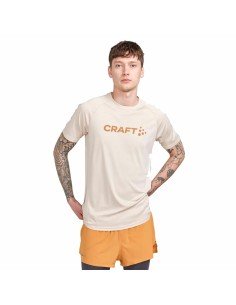 Maglia a Maniche Corte Craft Core Essence Logo Beige da Craft, Uomo - Ref: S64110592, Precio: 19,57 €, Descuento: %