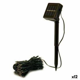 Grinalda de Luzes LED Preto 15 m Solar (12 Unidades) de Ibergarden, Grinaldas luminosas - Ref: S3630135, Preço: 105,05 €, Des...