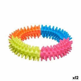 Giocattoli per cani Anello di fissaggio Silicone 12,5 x 2,5 x 12,5 cm (12 Unità) di Mascow, Giocattoli da mordere - Rif: S363...