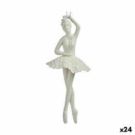 Decorazione Natalizia Ballerina Bianco Plastica Porporina 6,7 x 16 x 6,7 cm (24 Unità) di Krist+, Natale - Rif: S3630164, Pre...