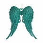 Décorations de Noël Ailes d'ange Vert Plastique Paillettes 13 x 14,5 x 2,5 cm (24 Unités) de Krist+, Noël - Réf : S3630167, P...