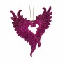 Decorazione Natalizia Ali d'Angelo Fucsia Plastica Porporina 12 x 13 x 2,5 cm (24 Unità) di Krist+, Natale - Rif: S3630172, P...