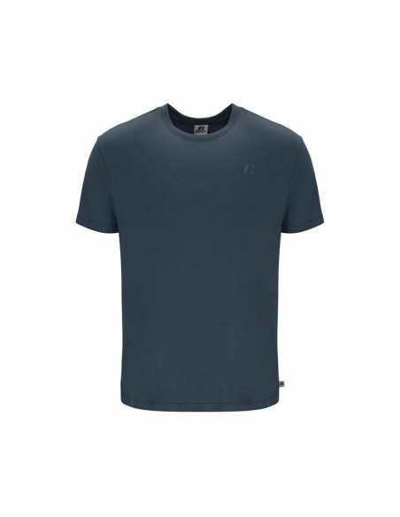 Herren Kurzarm-T-Shirt Russell Athletic Amt A30011 Dunkelblau | Tienda24 Tienda24.eu