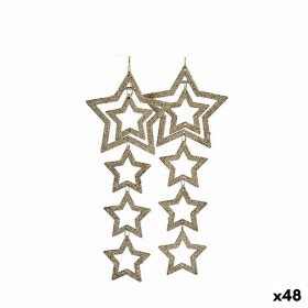 Set di Addobbi di Natale Stelle champagne 19 x 0,2 x 23 cm (48 Unità) di Krist+, Natale - Rif: S3630192, Prezzo: 60,40 €, Sco...