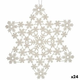 Christmas bauble Star Mother of pearl 31,5 x 32 x 0,1 cm (24 Units) by Krist+, Christmas - Ref: S3630194, Price: 36,59 €, Dis...