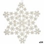 Adorno Navideño Estrella Nácar 31,5 x 32 x 0,1 cm (24 Unidades) de Krist+, Navidad - Ref: S3630194, Precio: 36,59 €, Descuent...