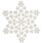 Adorno Navideño Estrella Blanco 31,5 x 32 x 0,1 cm (24 Unidades) de Krist+, Navidad - Ref: S3630195, Precio: 36,59 €, Descuen...