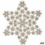 Decorazione Natalizia Stella champagne 31,5 x 32 x 0,1 cm (24 Unità) di Krist+, Natale - Rif: S3630196, Prezzo: 36,59 €, Scon...