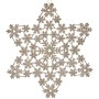 Adorno Navideño Estrella Champagne 31,5 x 32 x 0,1 cm (24 Unidades) de Krist+, Navidad - Ref: S3630196, Precio: 36,59 €, Desc...