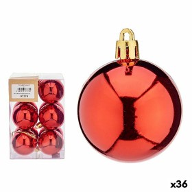 Conjunto de bolas de Natal Vermelho Plástico Ø 5 cm (36 Unidades) de Krist+, Natal - Ref: S3630203, Preço: 58,90 €, Desconto: %