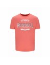 Herren Kurzarm-T-Shirt Russell Athletic Amt A30081 Orange Koralle | Tienda24 Tienda24.eu