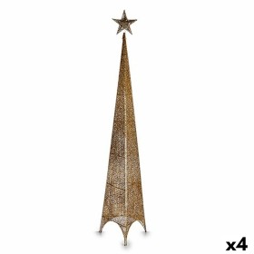 Árvore de Natal Torre Estrela Dourado Metal Plástico 39 x 186 x 39 cm (4 Unidades) de Krist+, Natal - Ref: S3630211, Preço: 6...