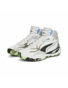 Basketball Shoes for Adults Puma Playmaker Pro Mid White | Tienda24 Tienda24.eu