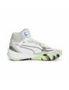 Basketball Shoes for Adults Puma Playmaker Pro Mid White | Tienda24 Tienda24.eu