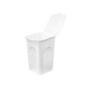 Cesto de Roupa Suja Stefanplast Branco Plástico 50 L 37 x 56 x 39 cm (6 Unidades) de Stefanplast, Cestos para fornos rebatíve...