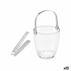 Ice Bucket Transparent Metal Glass 800 ml (12 Units) by Vivalto, Ice buckets and tongs - Ref: S3630218, Price: 32,84 €, Disco...