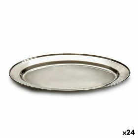 Schale Silberfarben Edelstahl 40 x 2,5 x 26,5 cm (24 Stück) von Kinvara, Teller und Schüsseln - Ref: S3630229, Preis: 56,87 €...